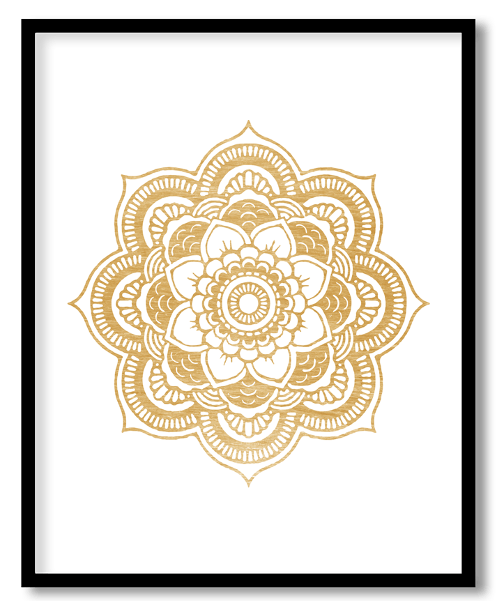 Golden mandala #21