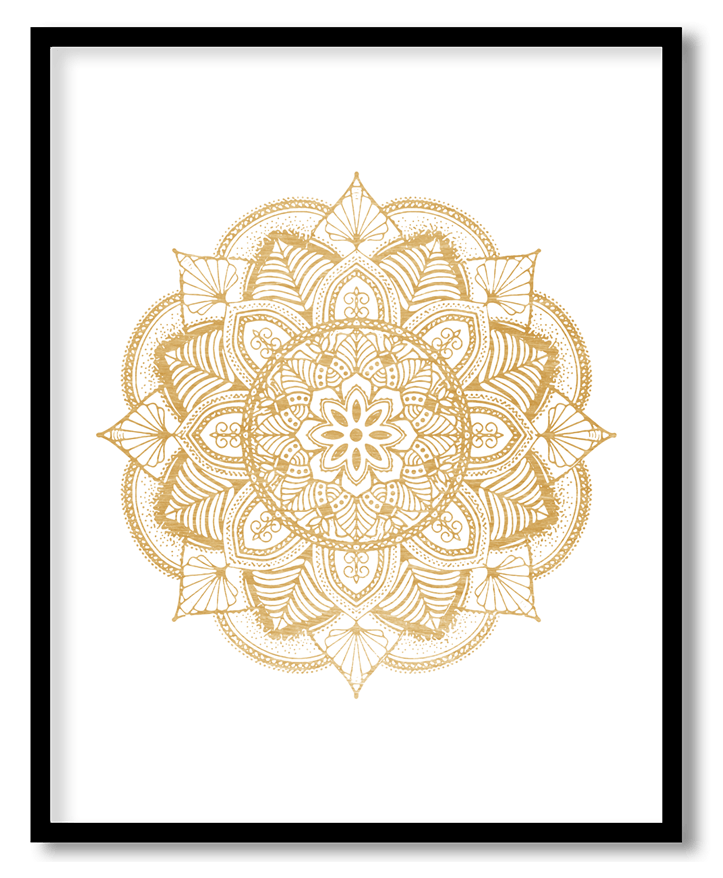 Golden mandala #23