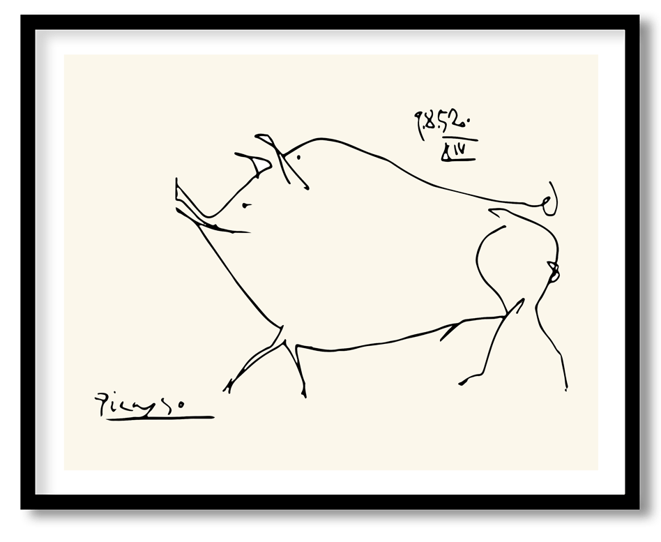 Pig by Pablo Picasso