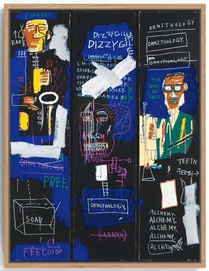 Horn players by Jean Michel Basquiat (1983)