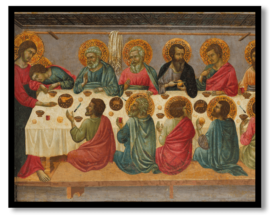 The last supper by Ugolino_da Siena(1325)
