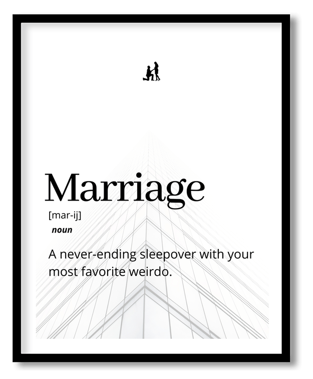 Marriage - Funny Dictionary Definition