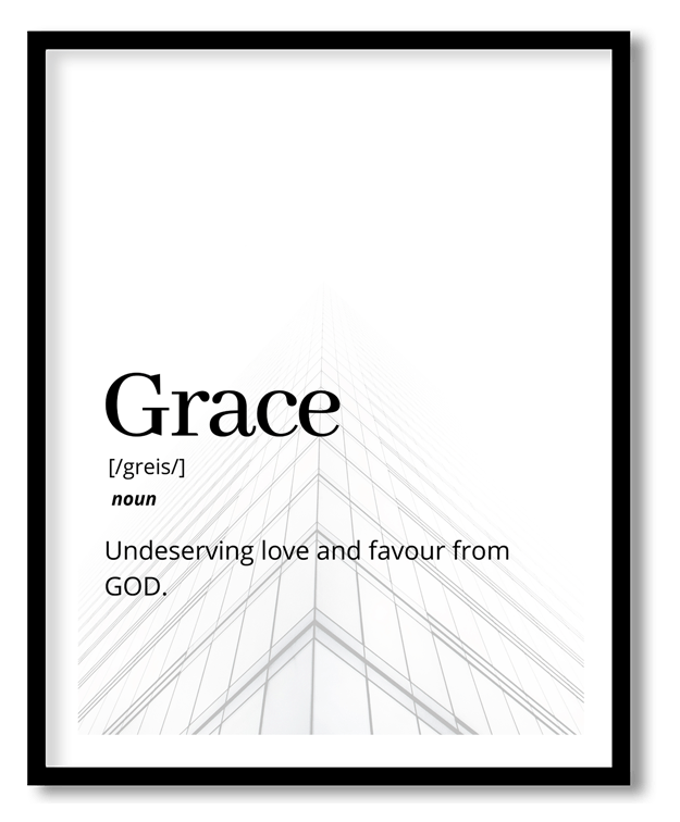 Grace - Funny Dictionary Definition