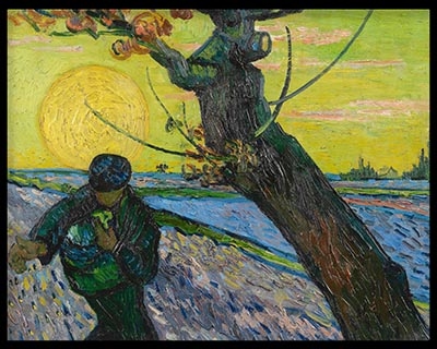The Sower (De zaaier) by Vincent Van Gogh (1888)
