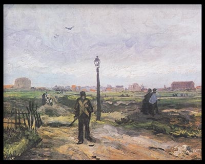Outskirts of Paris by Vincent Van Gogh (1886)