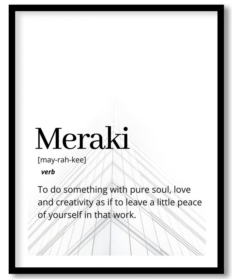 Meraki - Funny Dictionary Definition