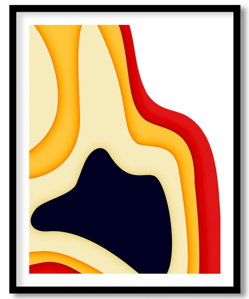 Abstract Paper cut 15