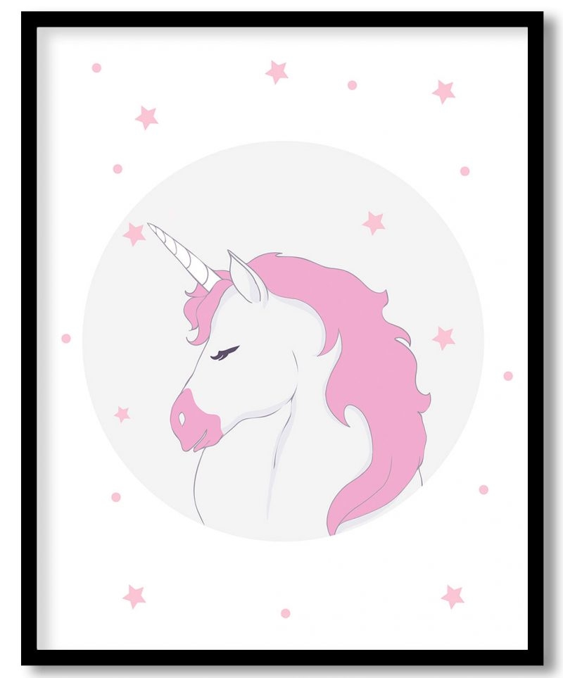 Circle nursery unicorn