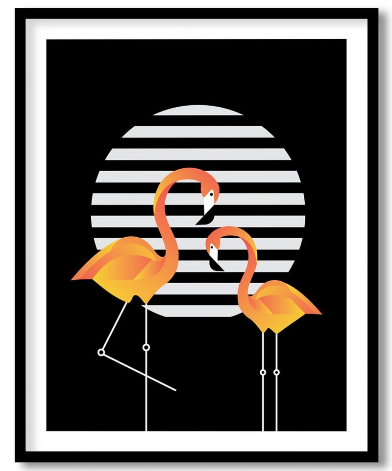 Geometrical flamingos