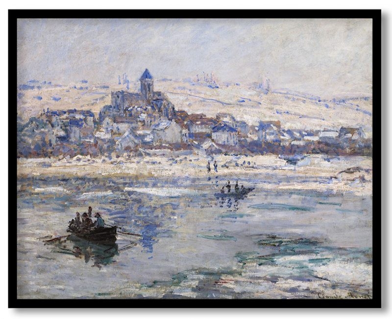 Vetheuil in Winter by Claude Monet (1879)