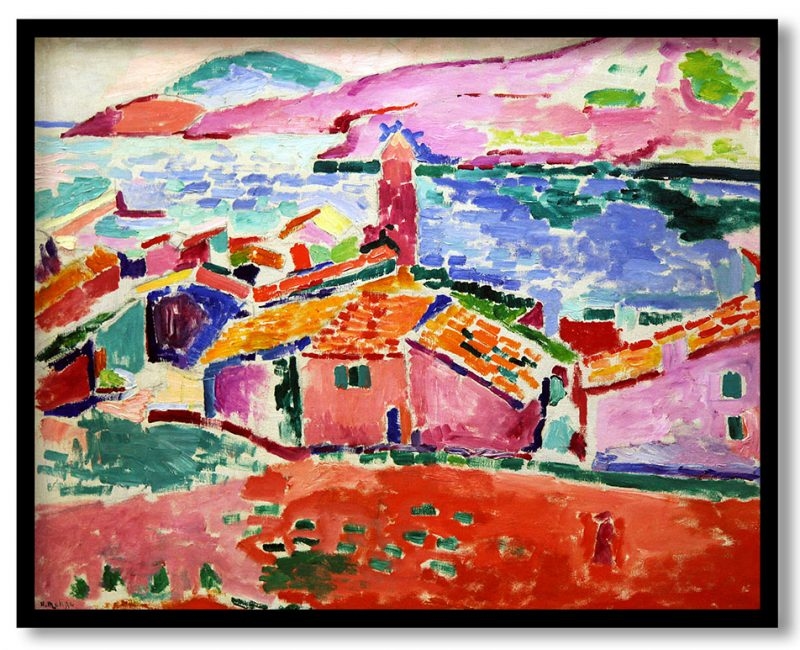 View of collioure by Henri Matisse (1905)
