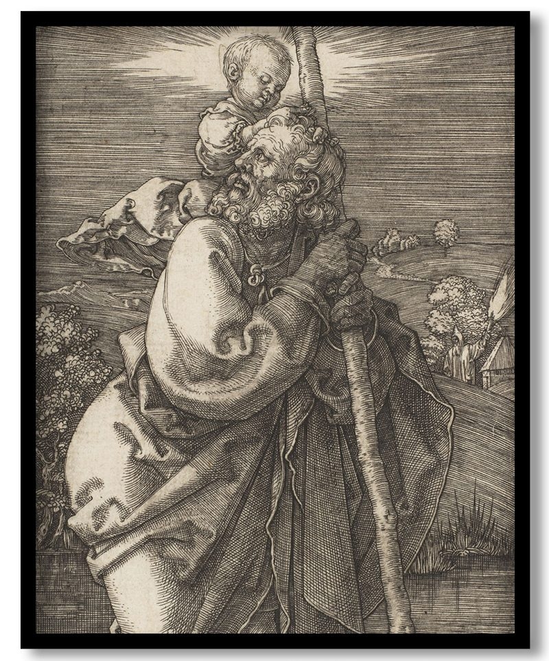 St christopher by Albrecht Durer (1521)