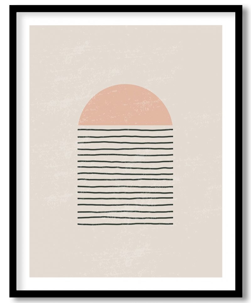 Trendy creative abstract geometric shapes art #72