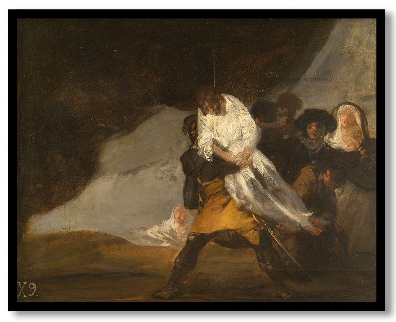 The hanged monk by Francisco Goya (1810)
