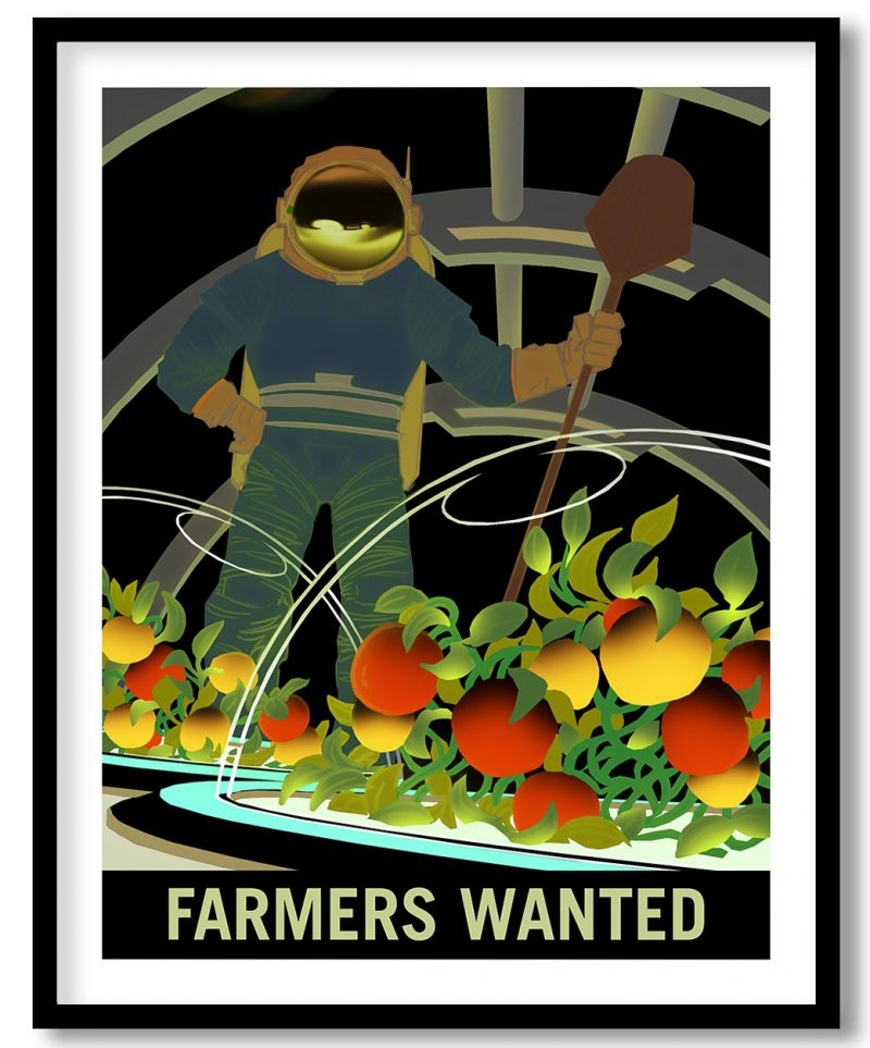 Astronaut as a farmer