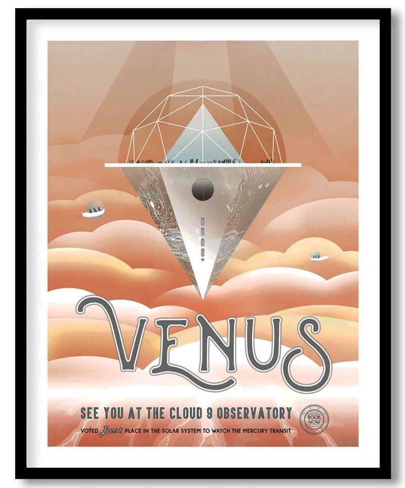Venus travel poster