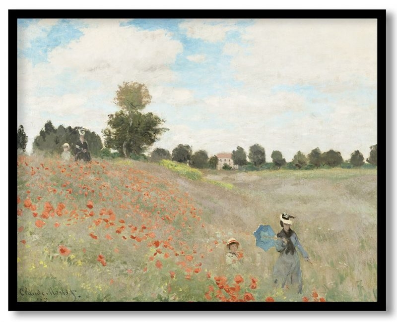 Les coquelicots by Claude Monet (1873)