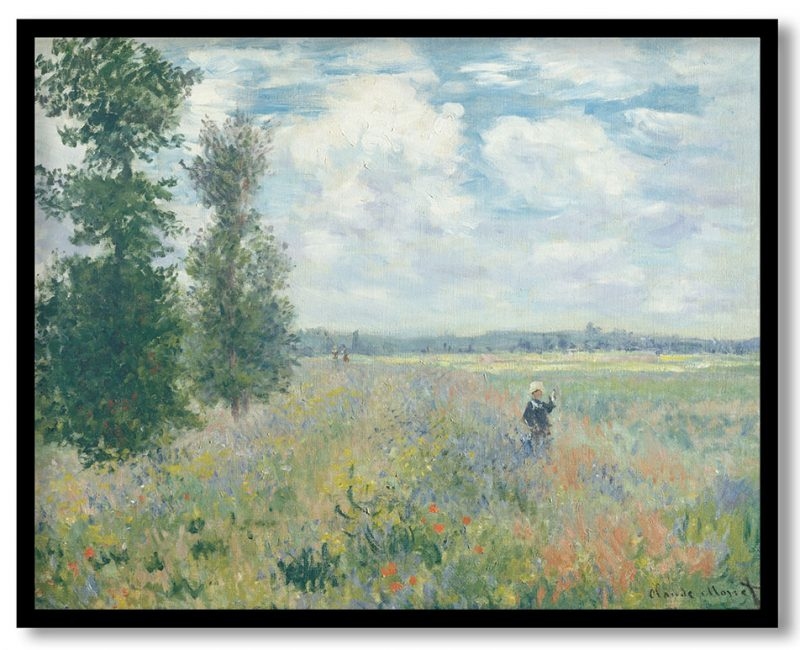 Poppy field (Argenteuil) by Claude Monet (1875)