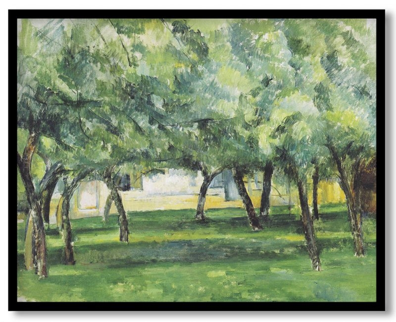 Farm in normandy by Paul Cezanne (1882)