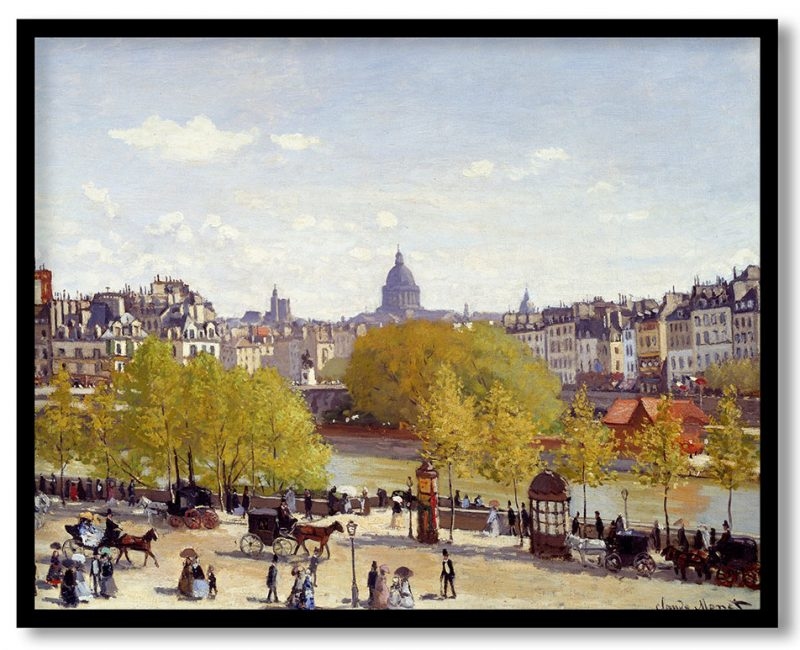 Quai du louvre by Claude Monet (1867)