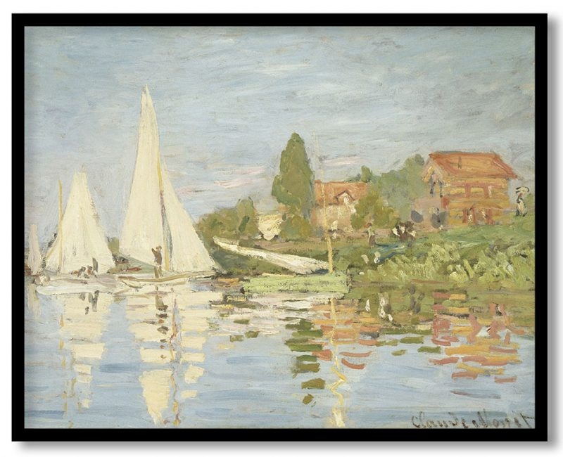 Regatta at argenteuil by Claude Monet (1872)