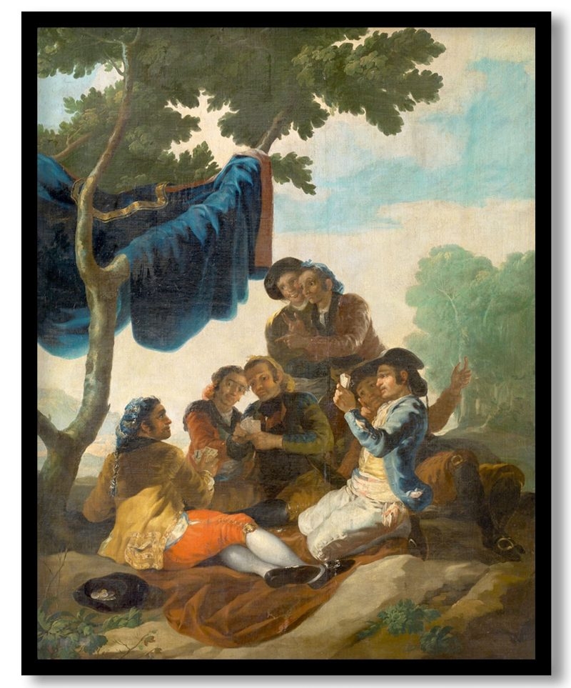 Card players by Francisco Goya (1777 78)