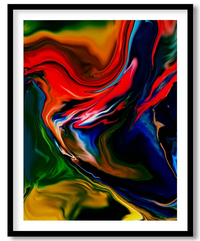 Hurricane abstract painting