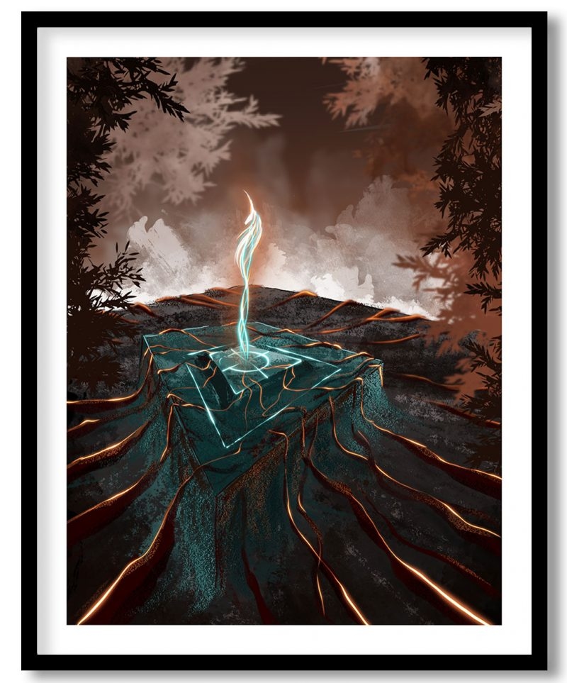 Fantasy mysterious place