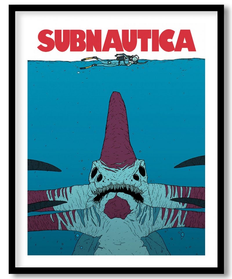 Subnautica game poster