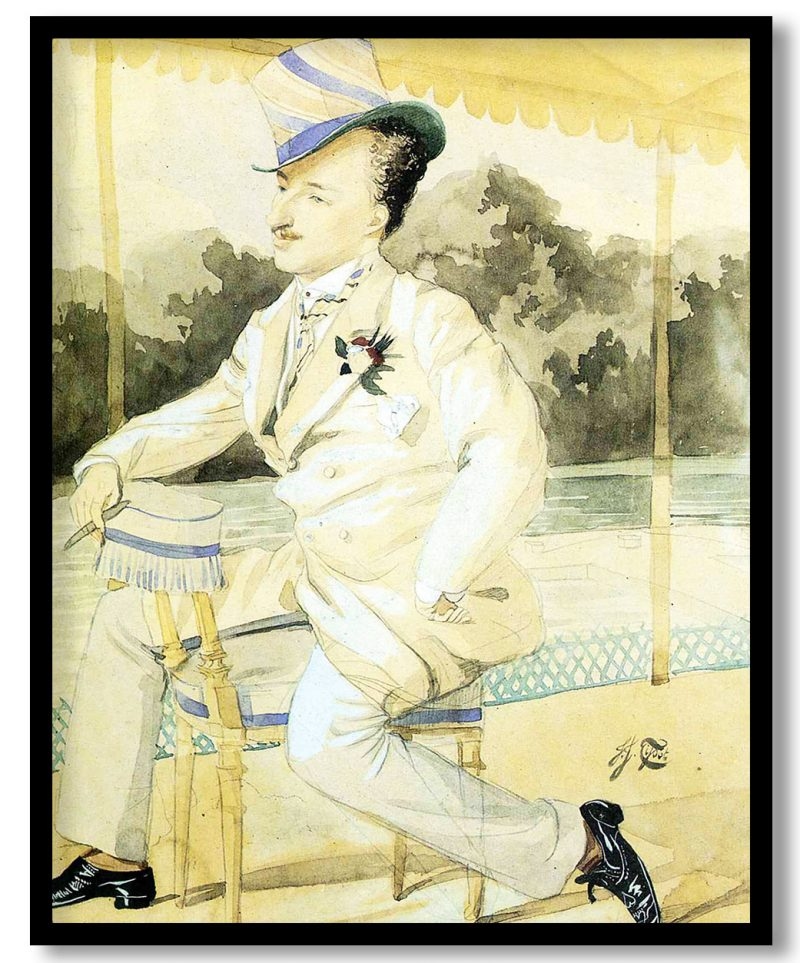 A dandy by James Tissot (1871-73)