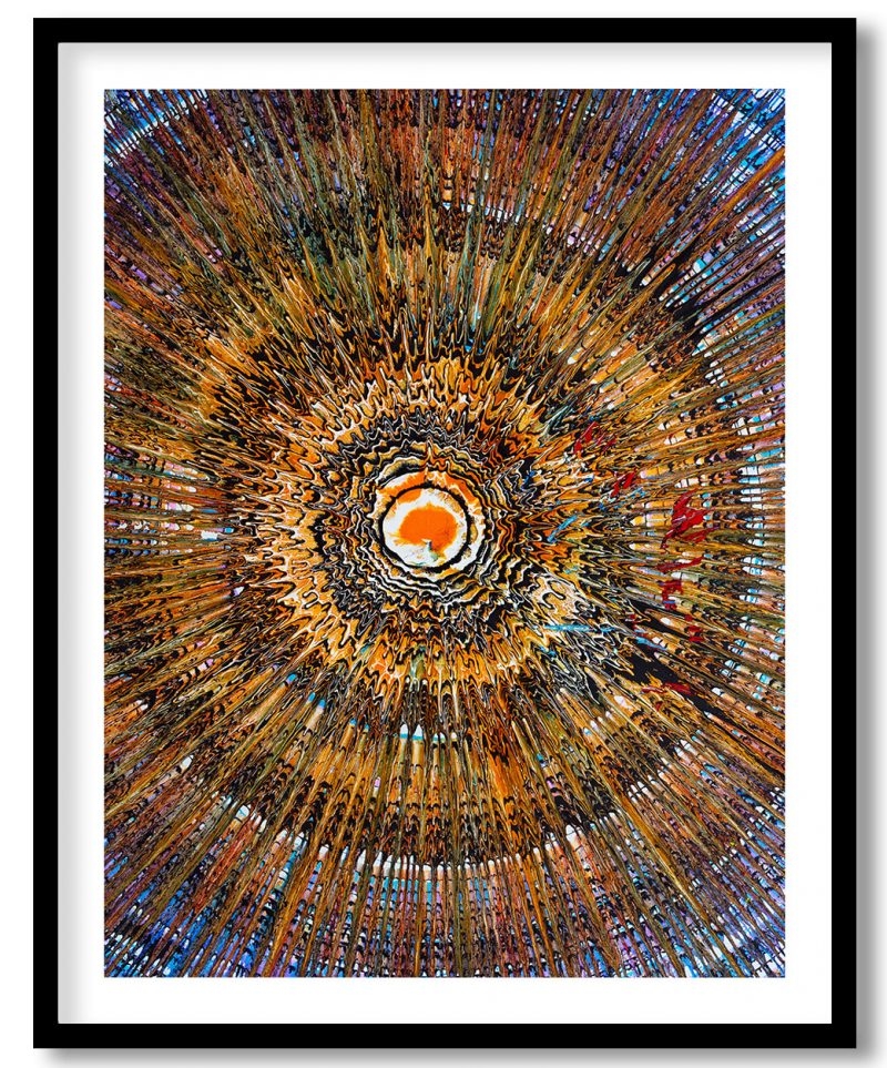 Perception prismatic sun rays painting