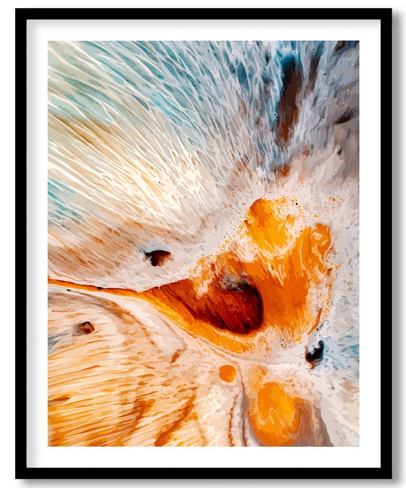 Resin ocean abstract