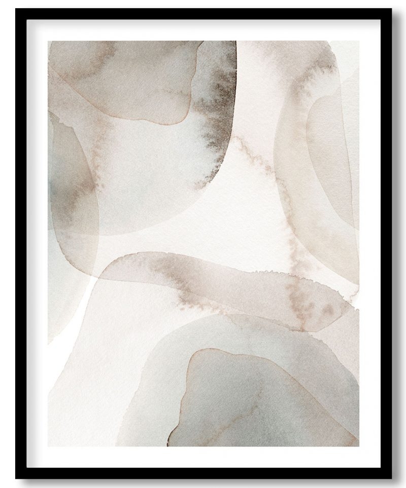 Aurora watercolor abstract #652