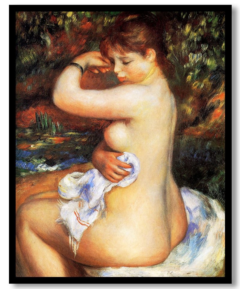 After the bath by Pierre Auguste Renoir (1888)