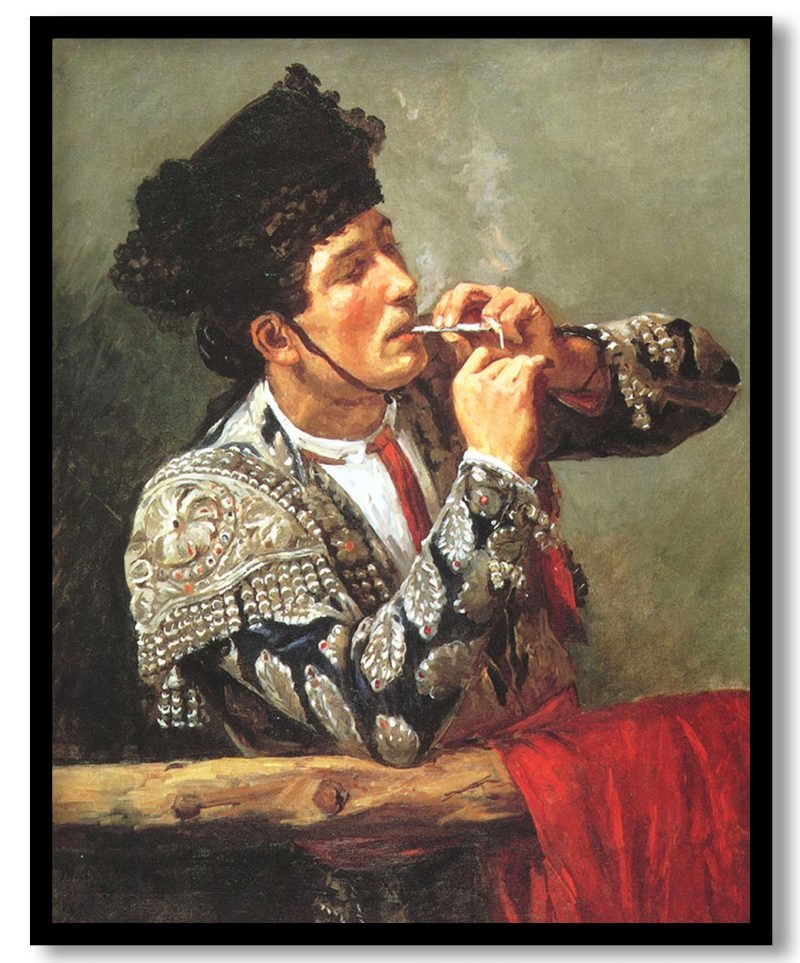 After the bullfight by Mary Cassatt (1873)