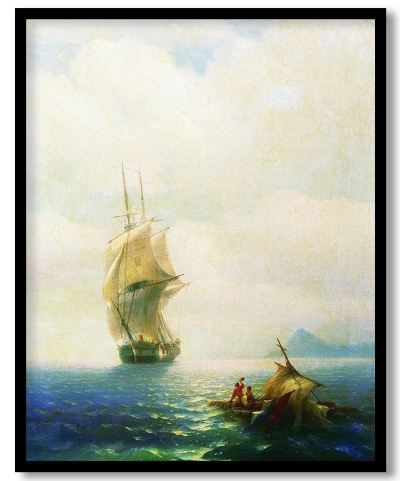 After the storm by Ivan Aivazovsky (1854)