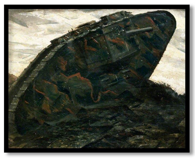 A tank by C. R. W. Nevinson (1917)