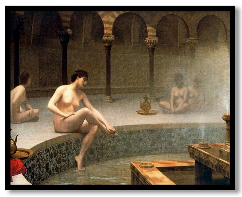 A bath by Jean Leon Gerome (1889)