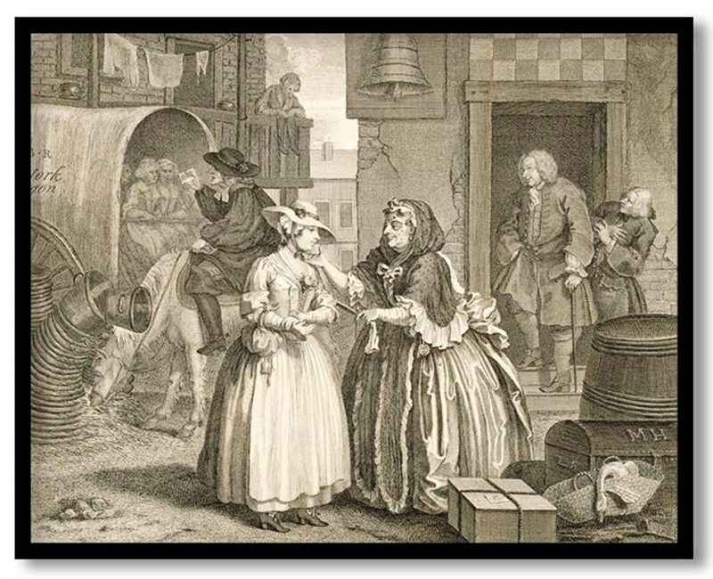 A harlot's progress by William Hogarth (1732)