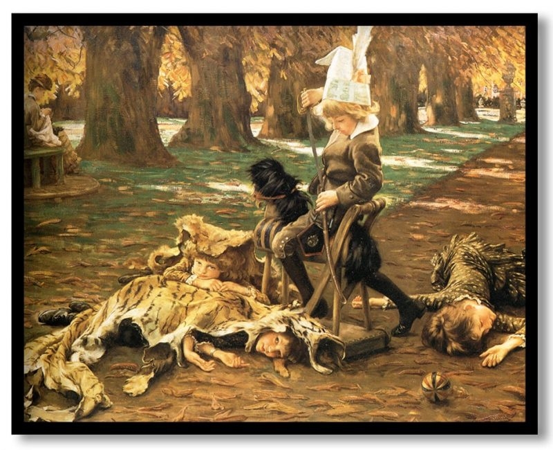 A little nimrod by James Tissot (1882)