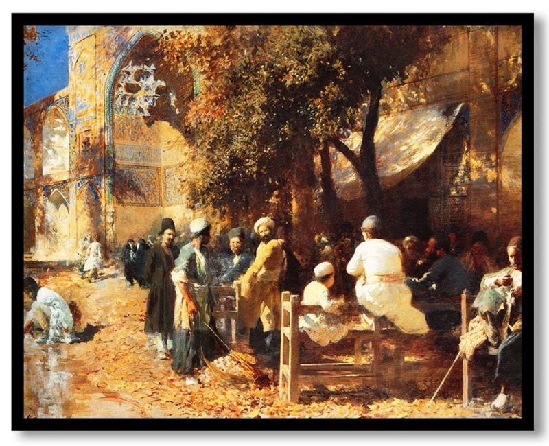 A persian cafe by Edwin Lord Weeks (Unknown)