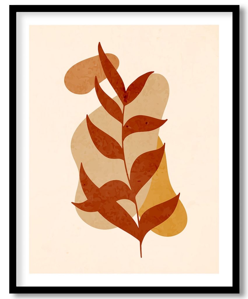 Hefty silhouettes botanical elements #124