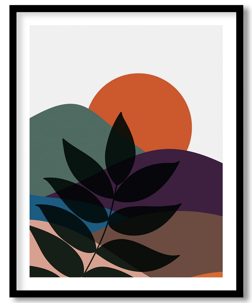 Bohemian Sunset Within Mountains