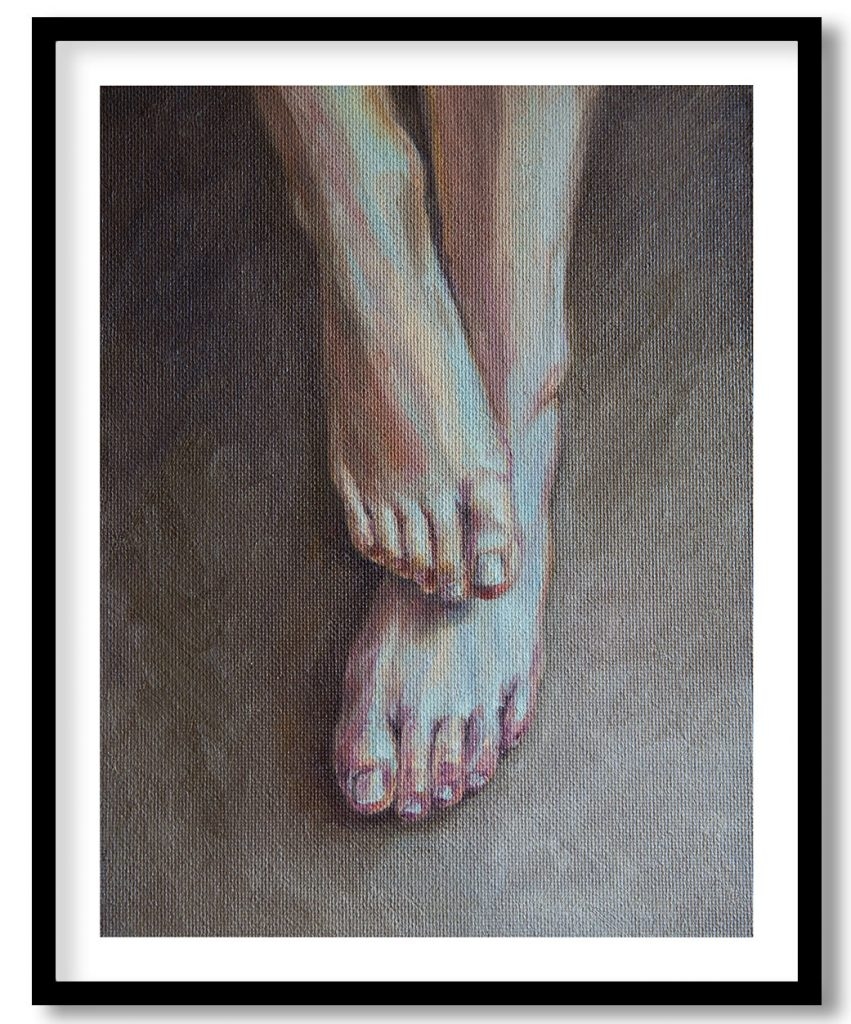 Handcrafted Feet of Lady