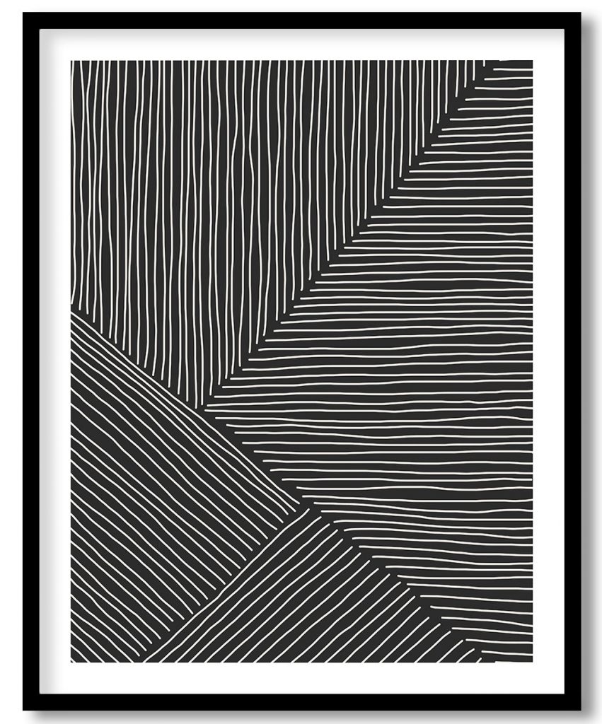 Elegant Black and White Stripes