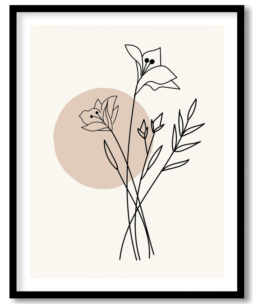 Flourishing botanical leaves