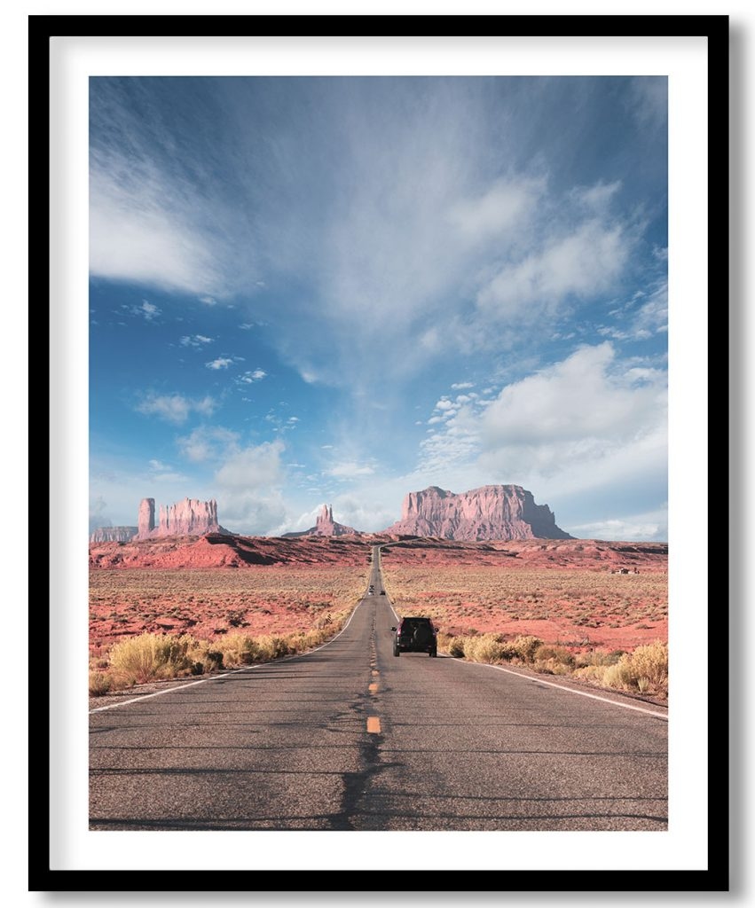 Road to the Monument Valley