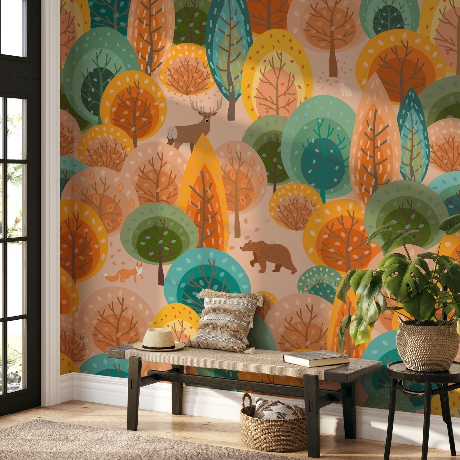 Find the wild - Wall Mural, PVC free Wall Covering