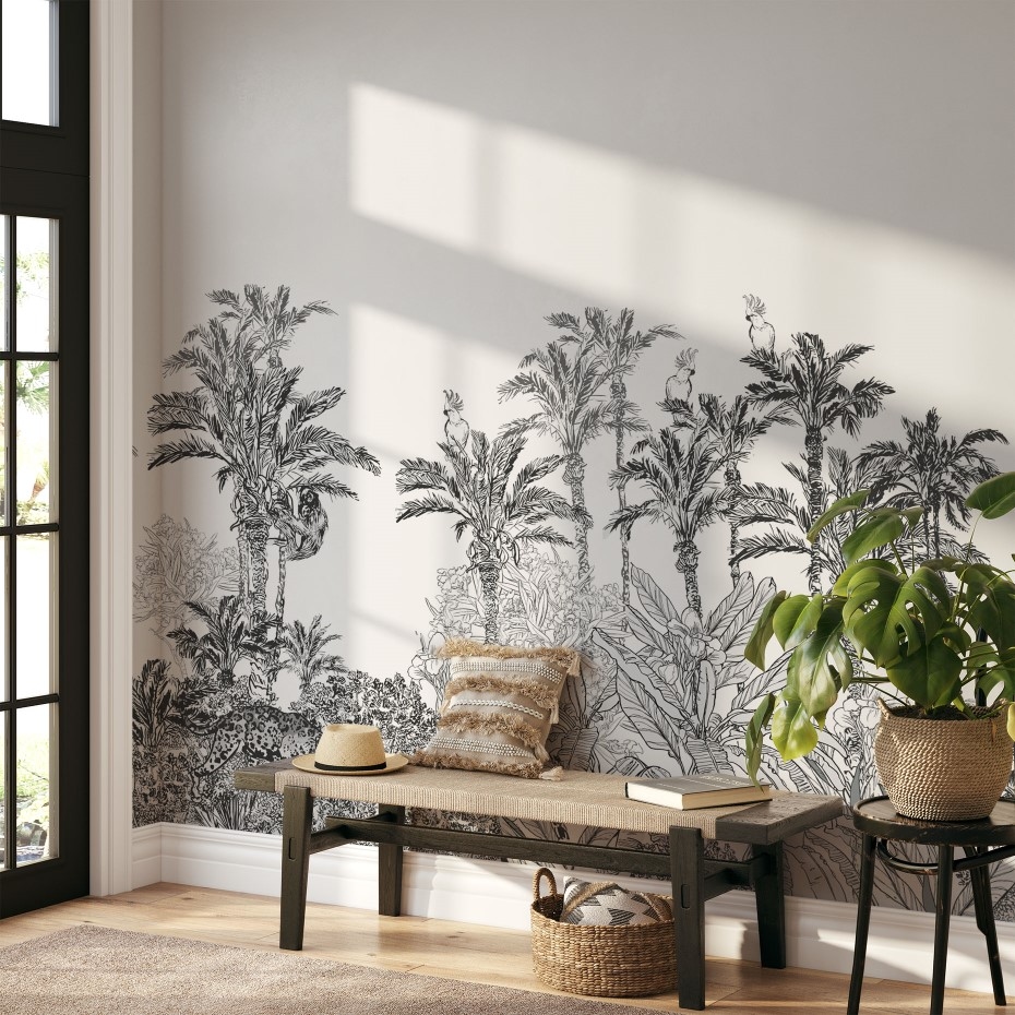 The remote arabian oasis - Wall Mural, PVC free Wall Covering