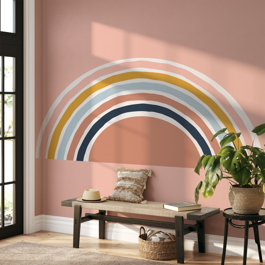Beautiful rainbow - Wall Mural, PVC free Wall Covering